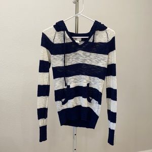Lightweight Striped Hoodie